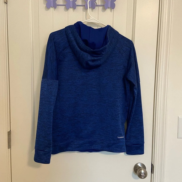 EUC | Adidas women’s dark blue black climawarm‎ logo active hoodie — small - Picture 7 of 7